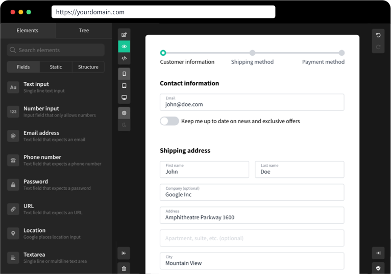 Vueform | Vue Form Builder and Generator Vueform | Vue Form Builder and Generator