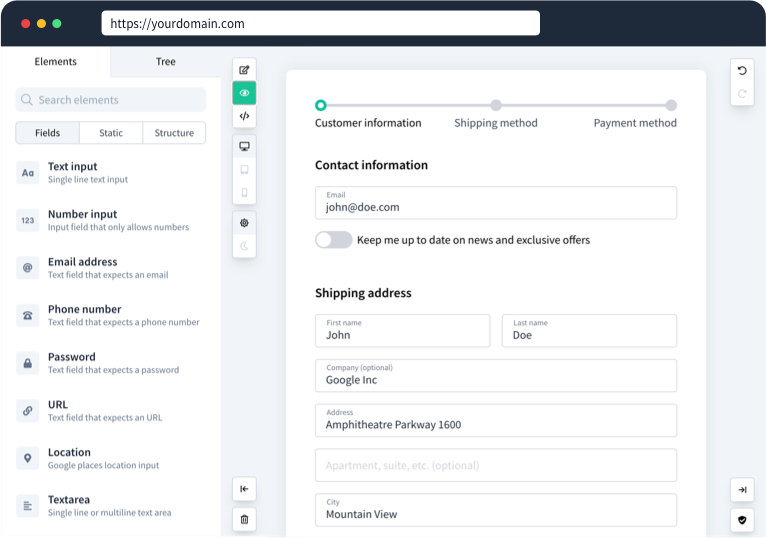Vueform | Vue Form Builder and Generator Vueform | Vue Form Builder and Generator